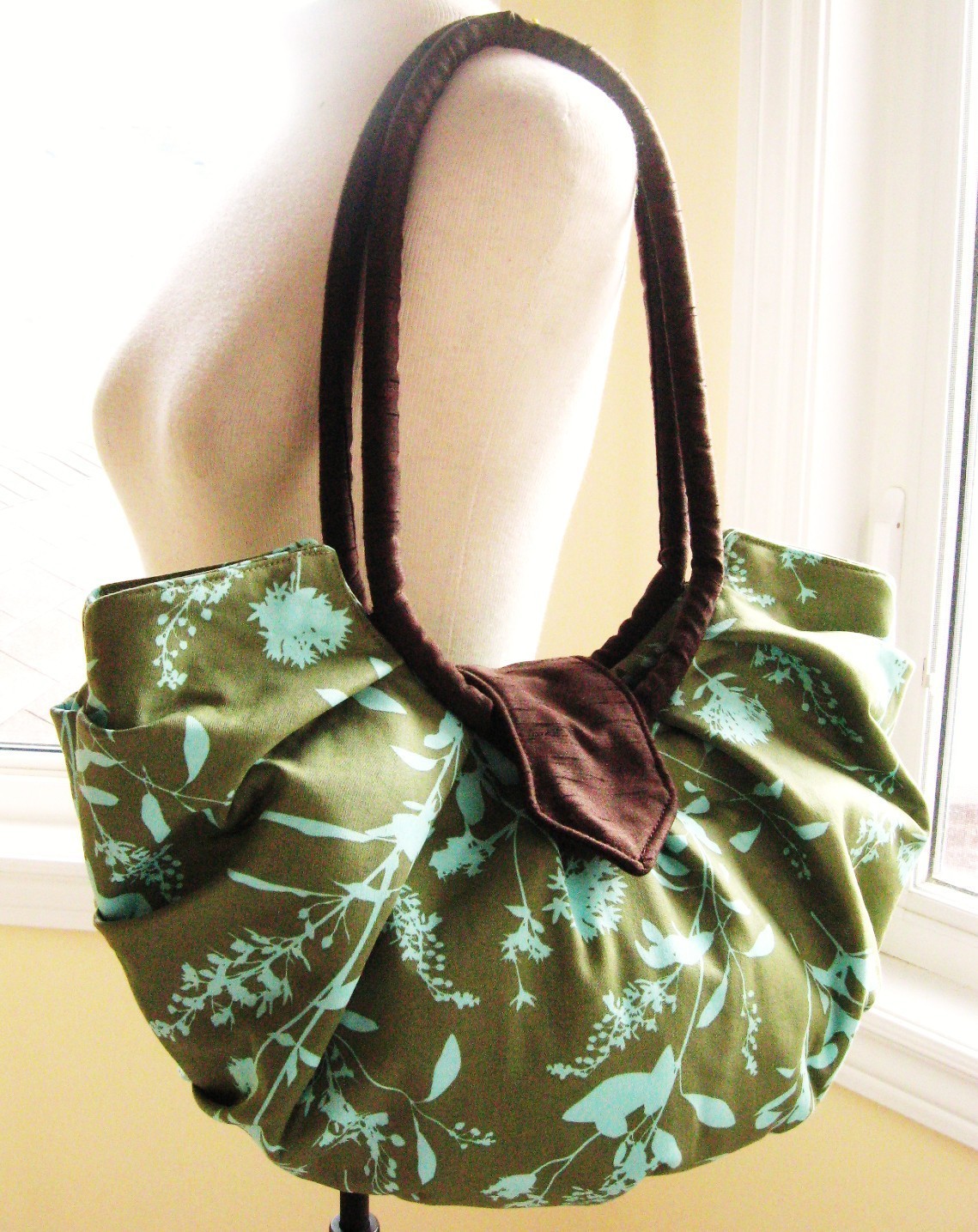 sage green purse